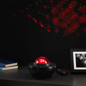 RED5 Galaxy Projection Lamp With Bluetooth Speaker & Remote