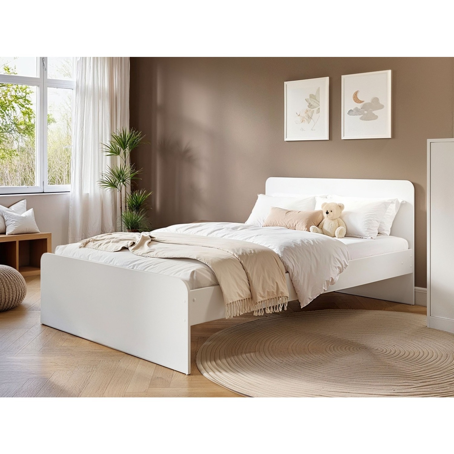 Rackhams White Furnishings Wizard Small Double Bed Frame - Small Double - Image 2