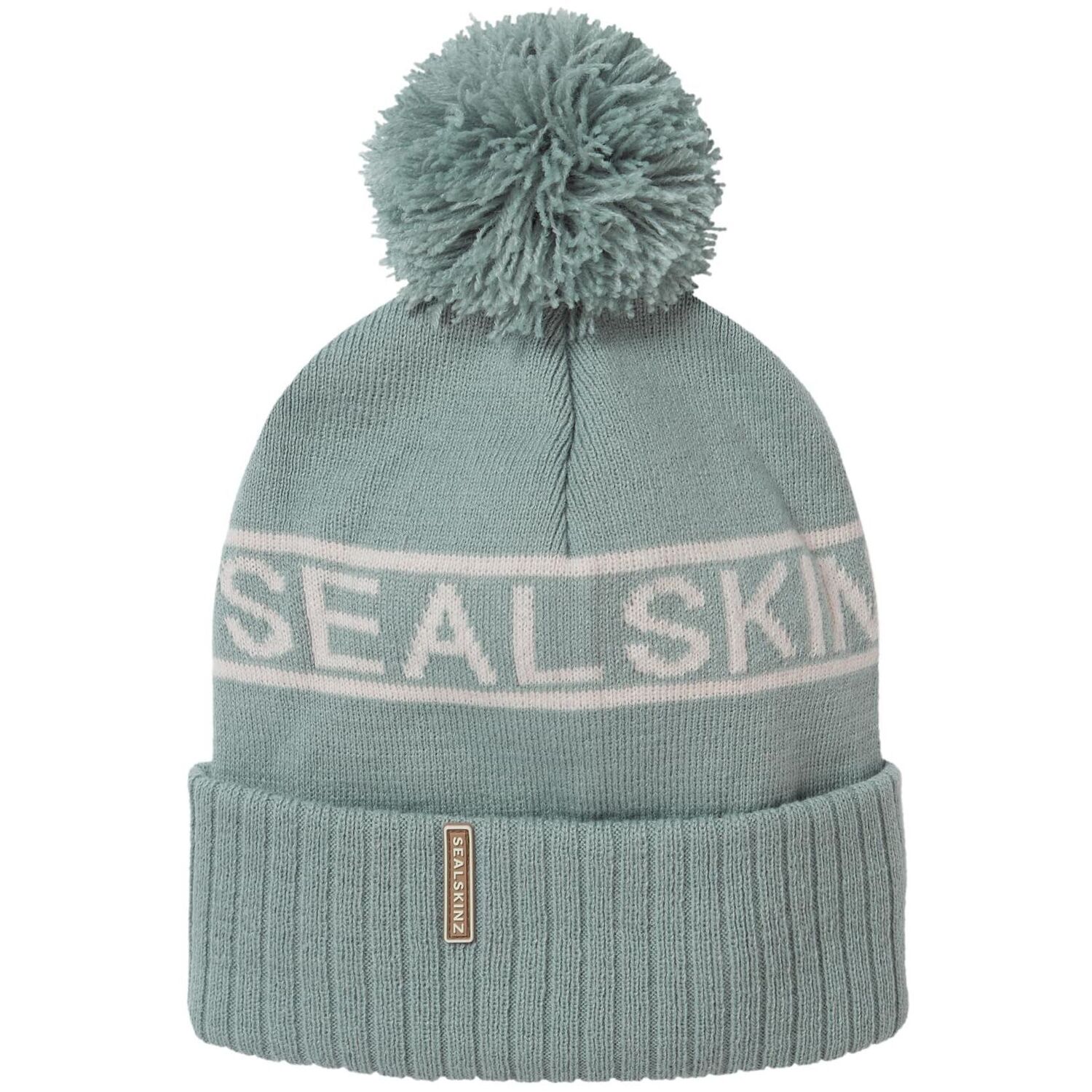 Sealskinz Men's Blue/Cream & Ladies Waterproof Cold Weather Icon Bobble Hat - / - L-Xl - Image 4