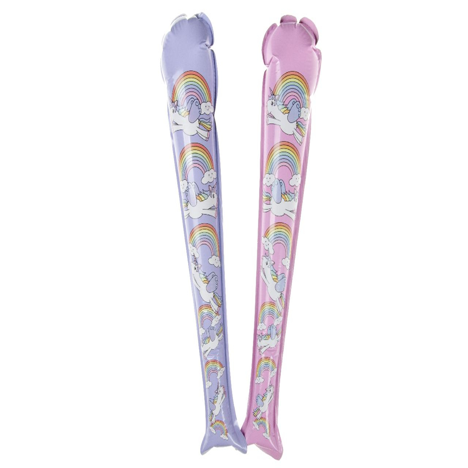 Lg-Imports Single Unicorn Print Self-Inflating Bat - White