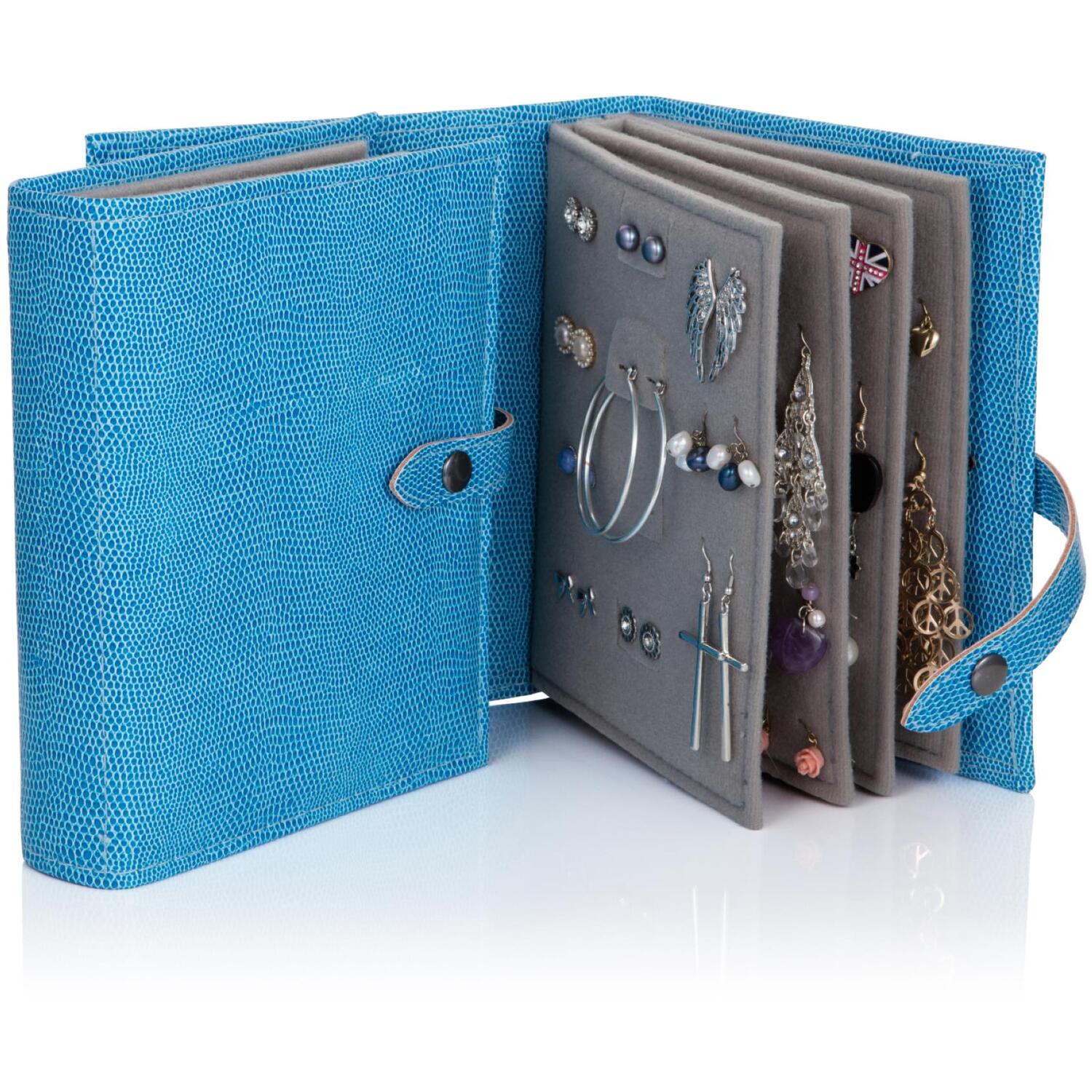 Little Book of Earrings - Mock Blue Lizard - Image 3