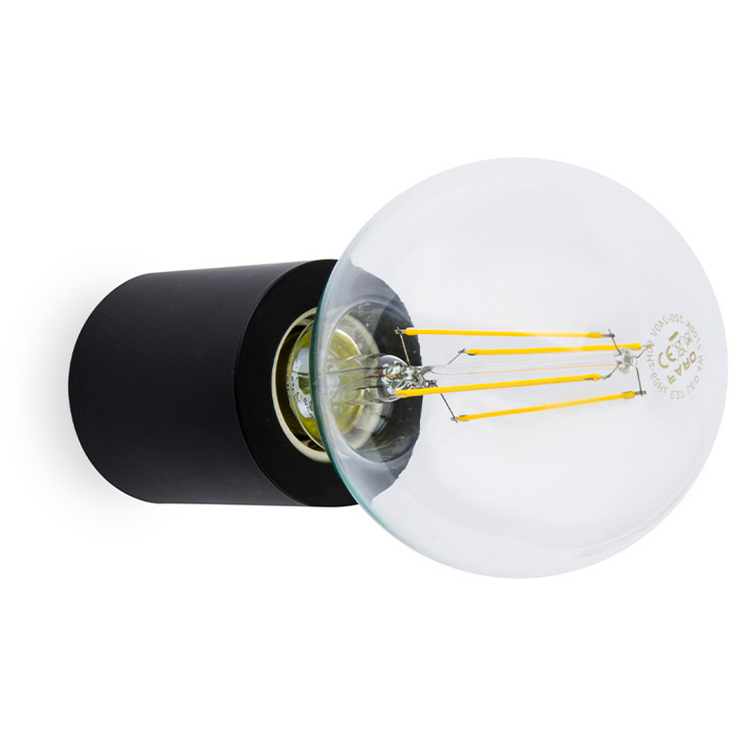 Faro Lighting Wall Light Black A - Black