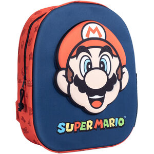 Super Mario Childrens/Kids 3D Backpack