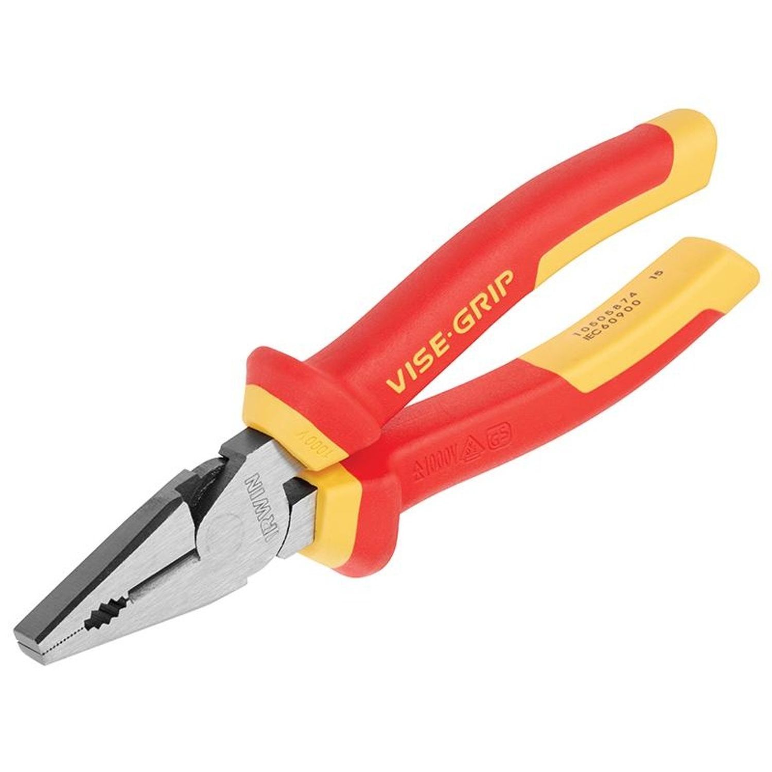 Irwin Vise-Grip Vde Combination Pliers - High Leverage 200Mm - Multi Colour