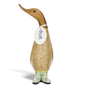 Natural Wooden Duckling - Lemon Boots