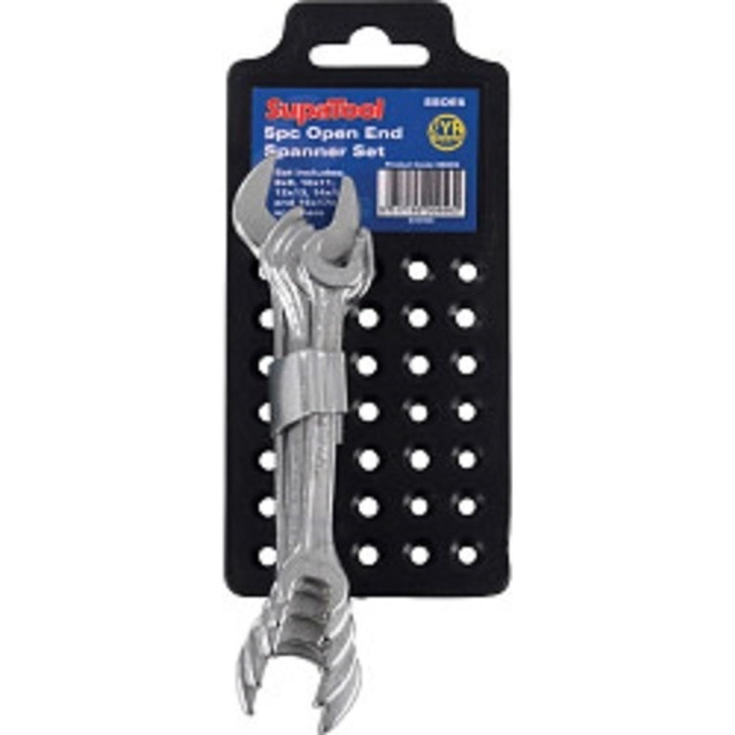 Supatool Open End Spanner Set (Pack Of 5) - Silver