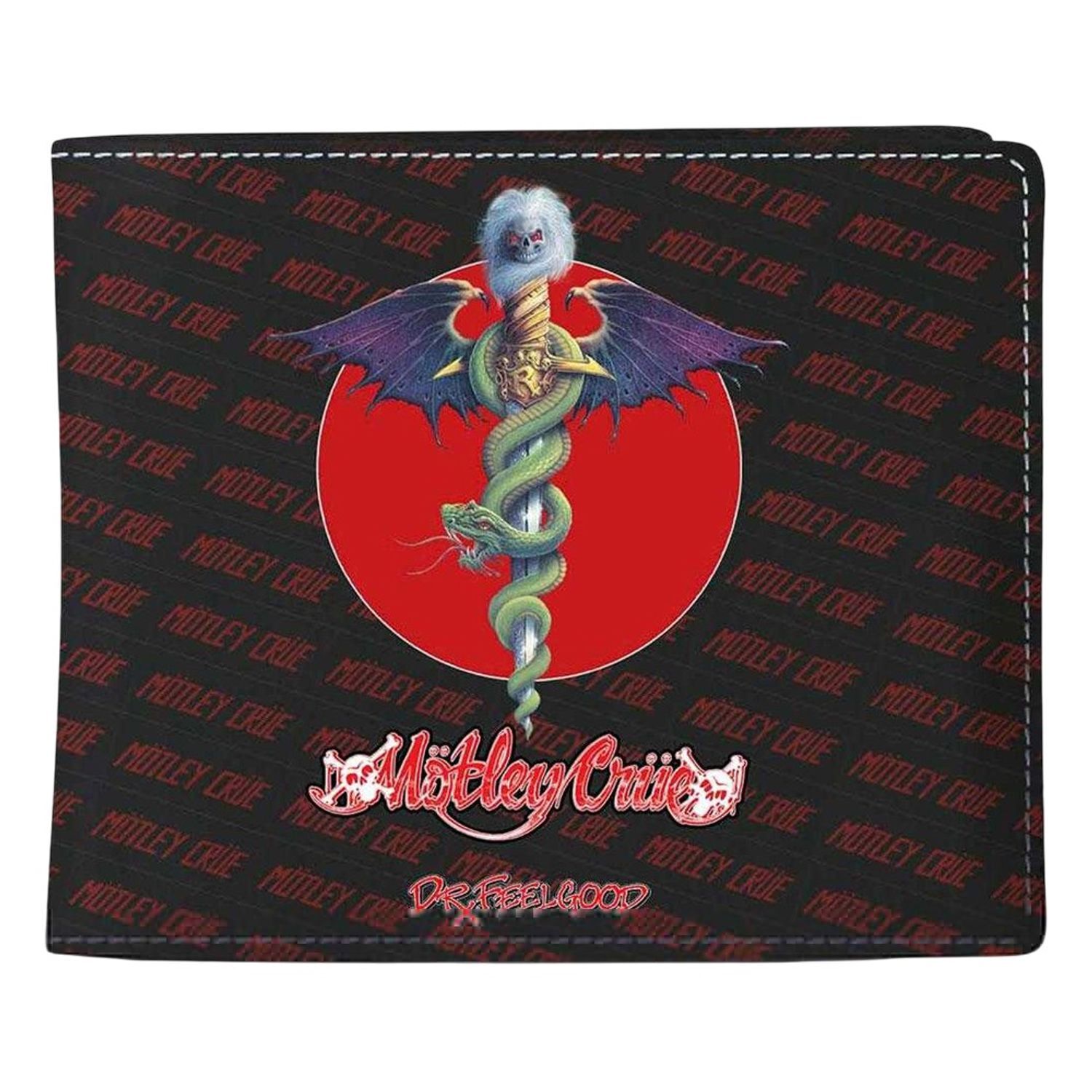 Motley Crue Dr Feelgood 2 Wallet - Black/Multicoloured