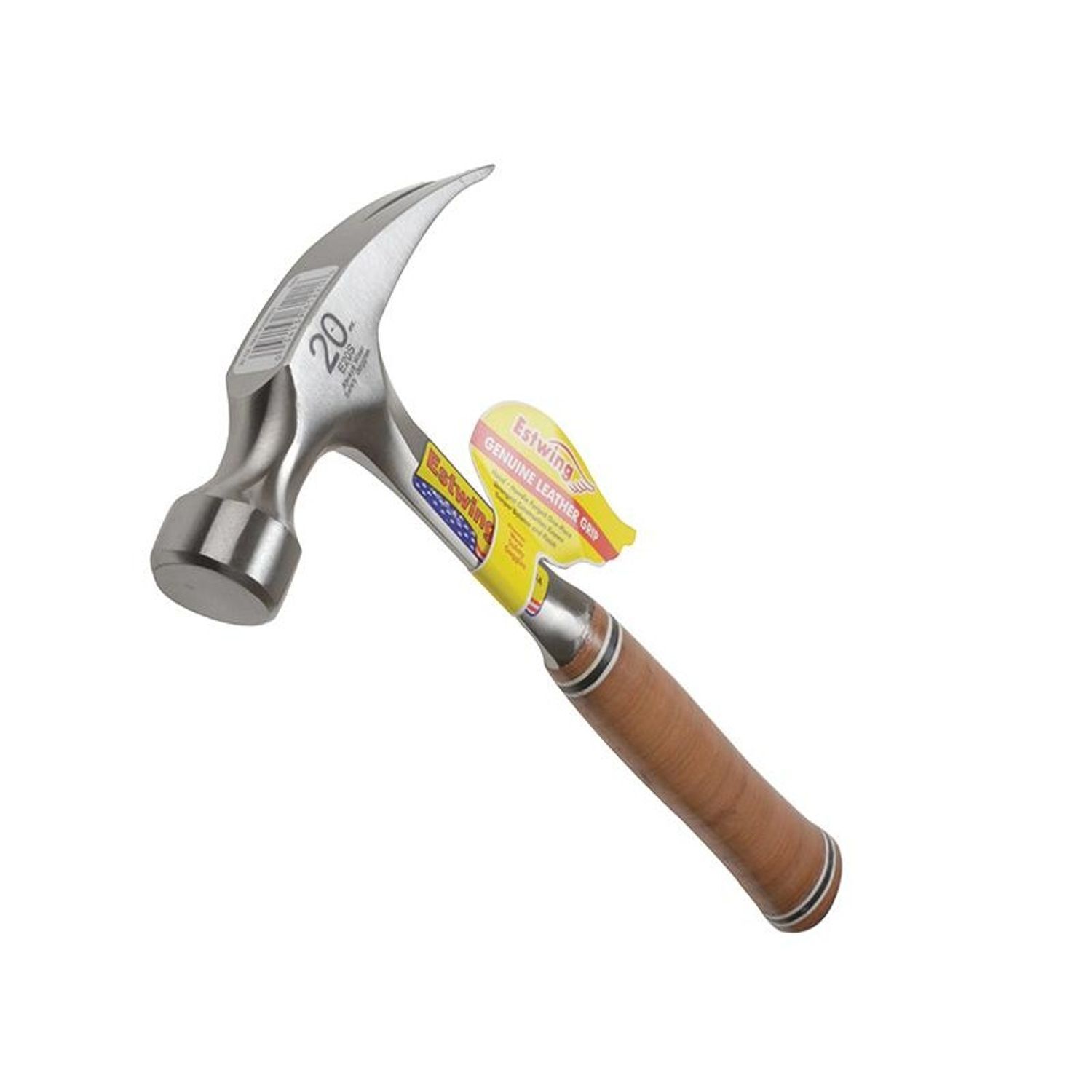 Estwing Straight Claw Hammer, Leather Grip A - Multi Colour