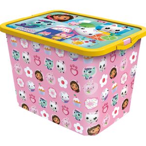 Gabby's Dollhouse Pink Storage Click Box - 23L