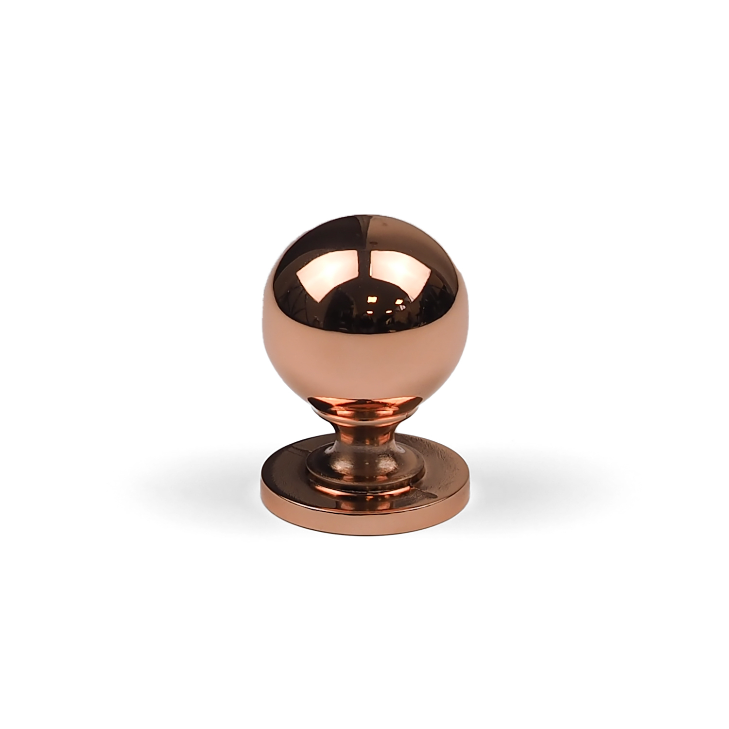 Polished Rose Gold Copper Handles & Coordinating Knob - Image 2