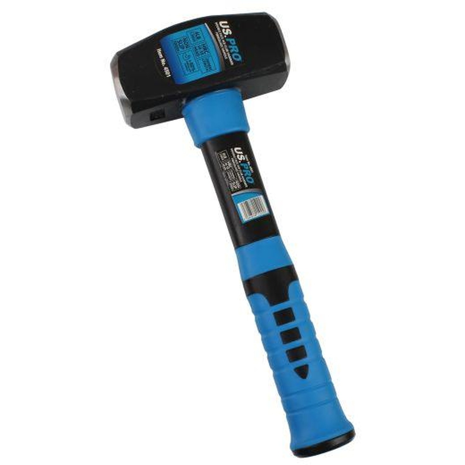 Us Pro Tools 1.8Kg 4Lb Lump Sledge Club Hammer With Fibreglass Handle 4501 - Image 5