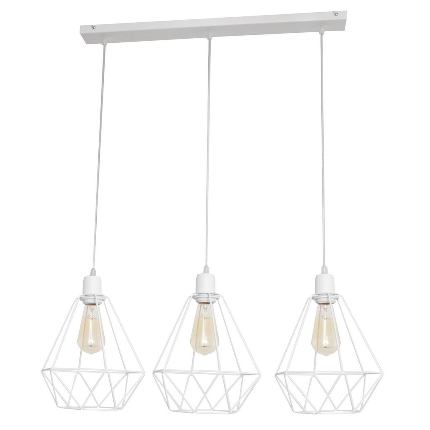 Helam Lighting Karo Pendant Light White