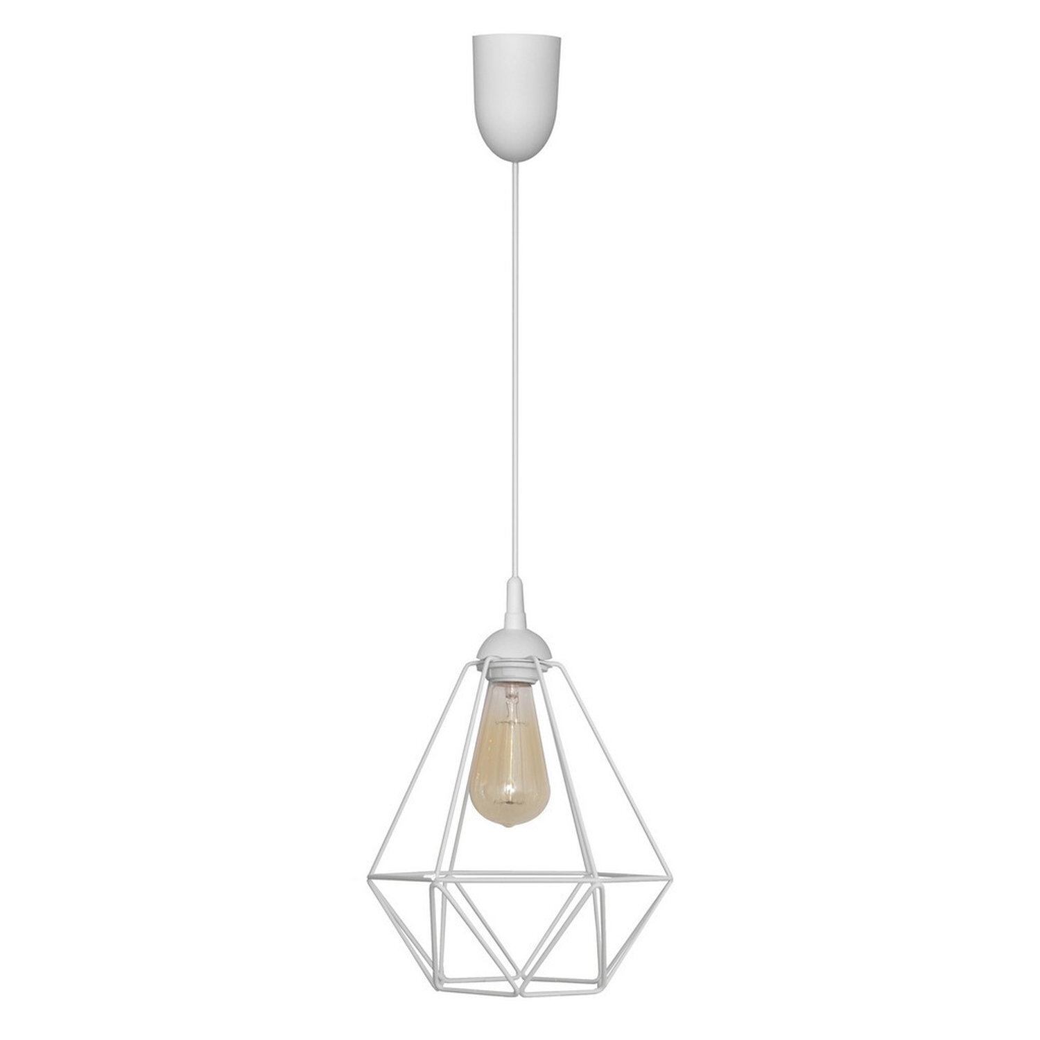 Helam Lighting Karo Pendant Light White