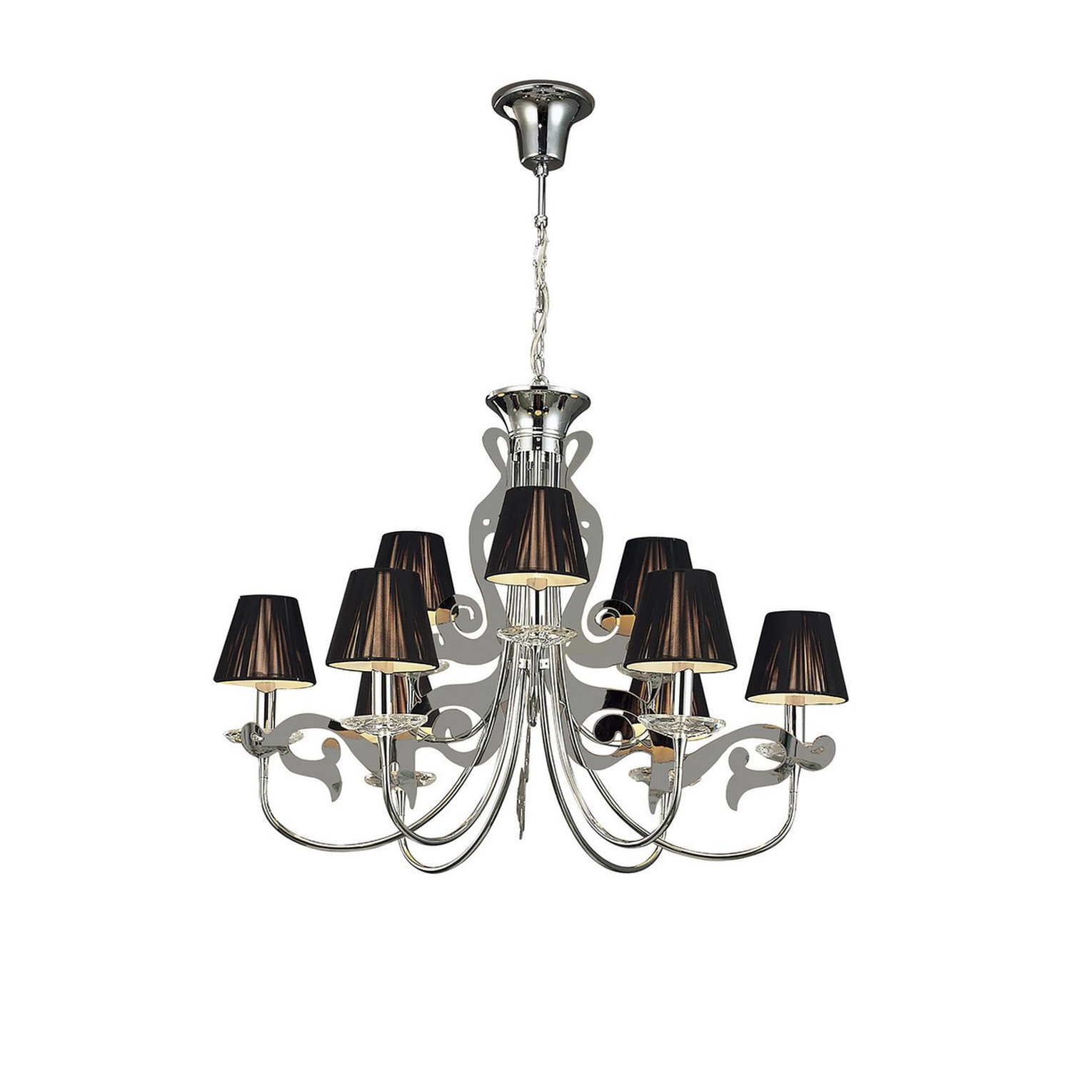 Inspired Lighting Acanto Chandelier Chrome