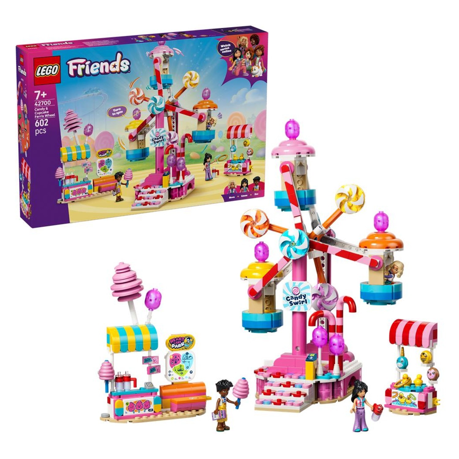 Lego Boys Friends 42700 Candy & Cupcake Ferris Wheel - Image 8