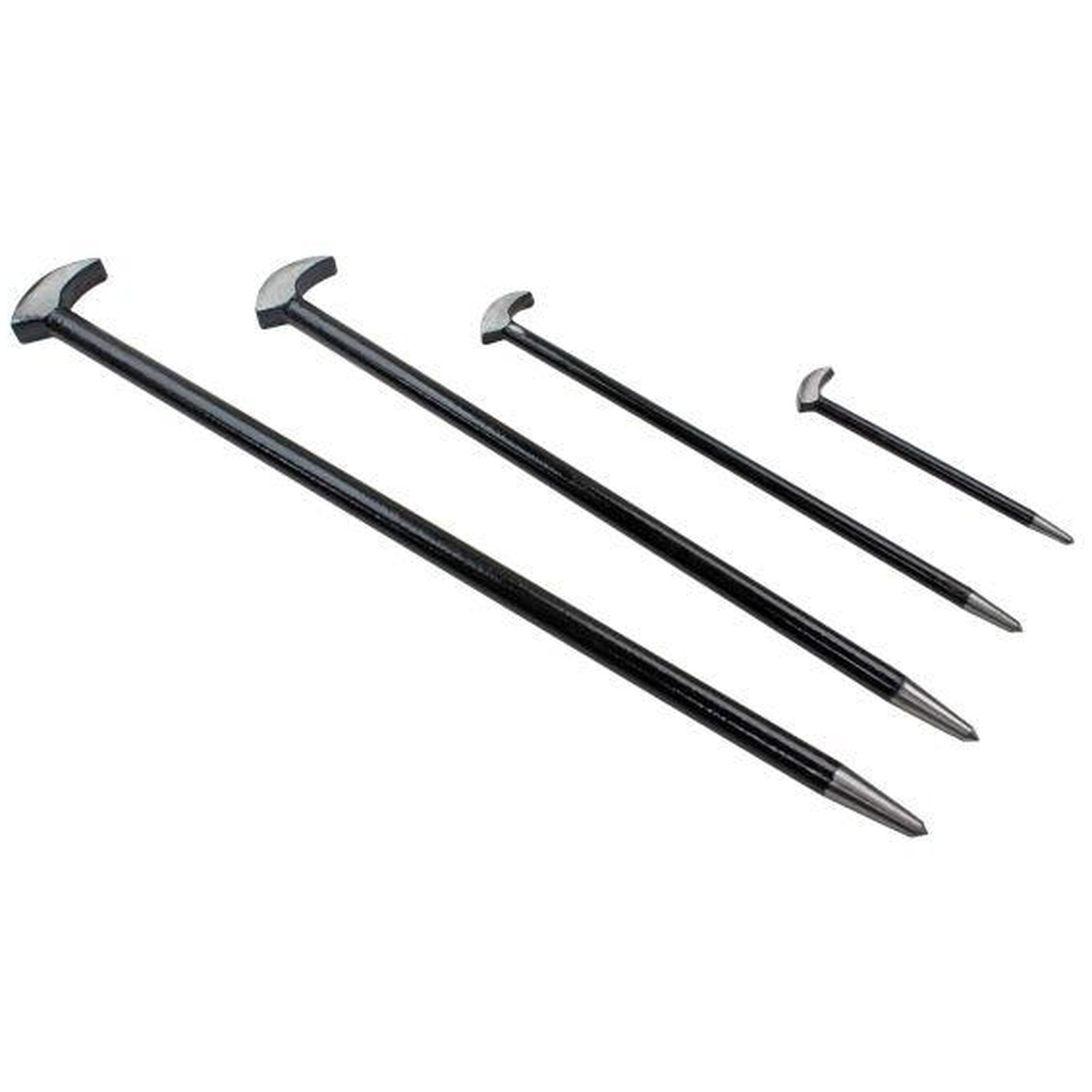 US PRO Tools 4pc Heel Bar Set Podgers Pry Bars Toe 150, 300, 400, 500mm NEW 6857 - Image 4
