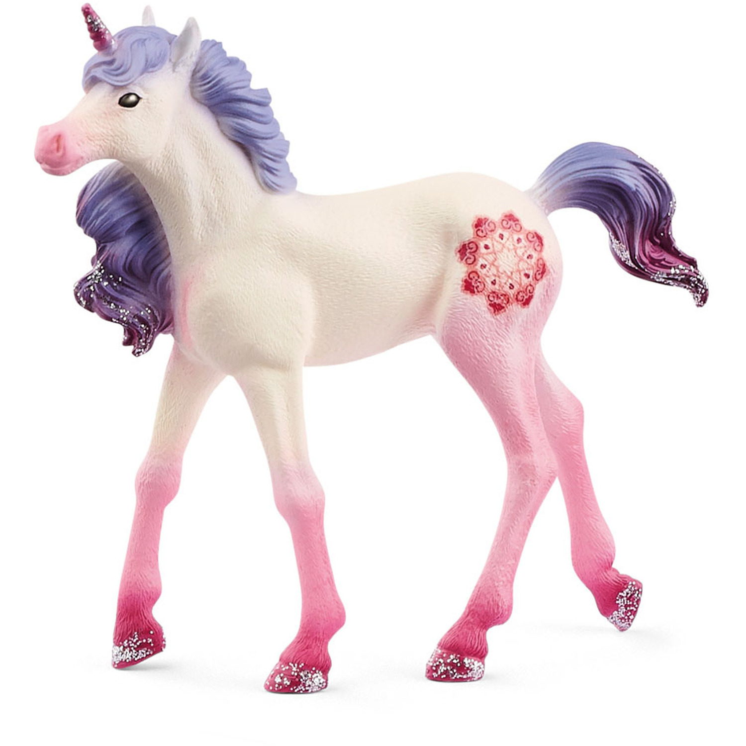 SCHLEICH Bayala Mandala Unicorn Foal Toy Figure - Black
