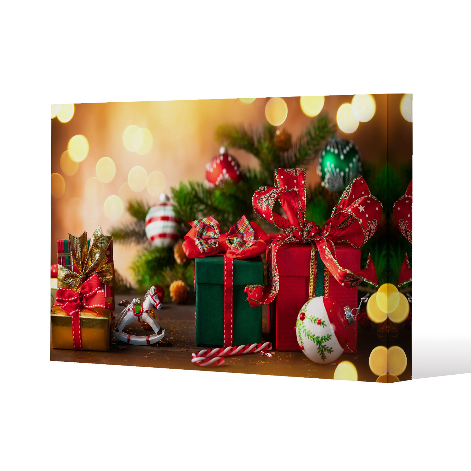 Christmas Holidays Gallery Canvas - Green / 61cm / 91cm