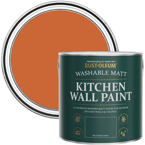 Rust-Oleum  Kitchen Wall Paint Matt  - Tiger Tea 2.5L
