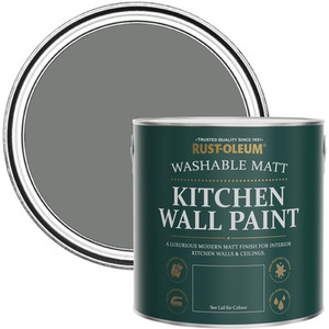 Rust-Oleum  Kitchen Wall Paint Matt  - Torch Grey 2.5L