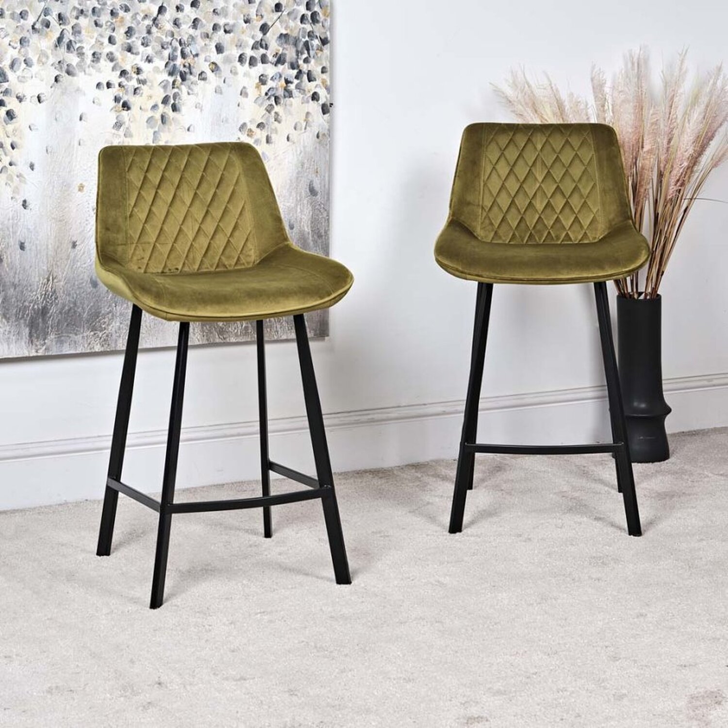 Woods Furniture - Chase Bar Stool (Set of 2) - Green thumbnail