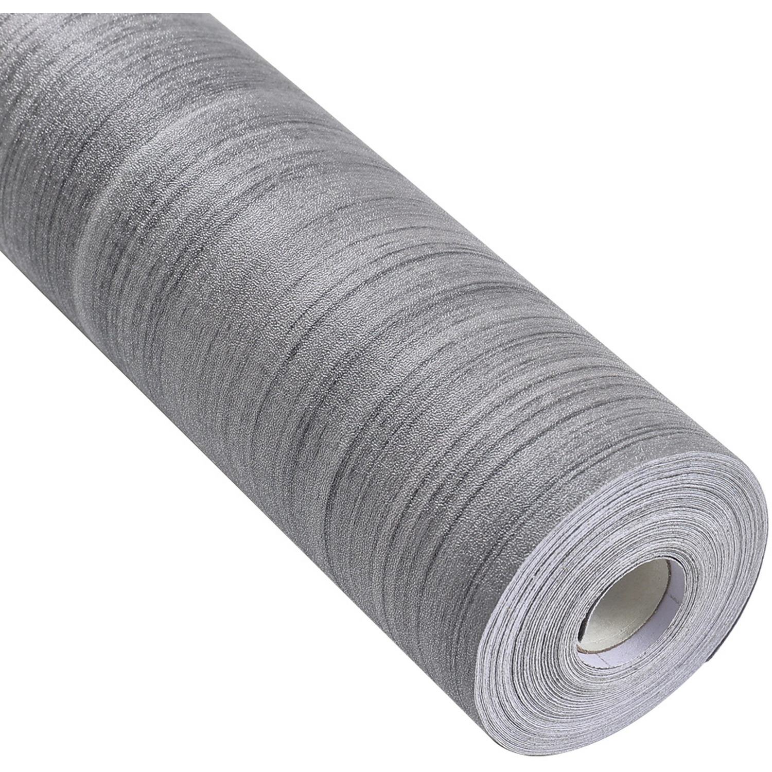 Wood Grain Pvc Wallpaper Roll Peel And Stick - Grey