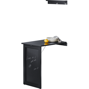 Black Folding Kitchen Dining Table with Chalkboard shot 4475886