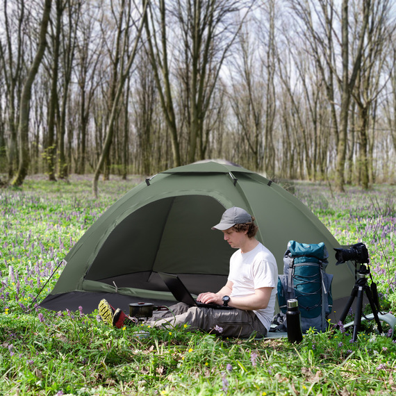 Outsunny 2 Person Camping Tent