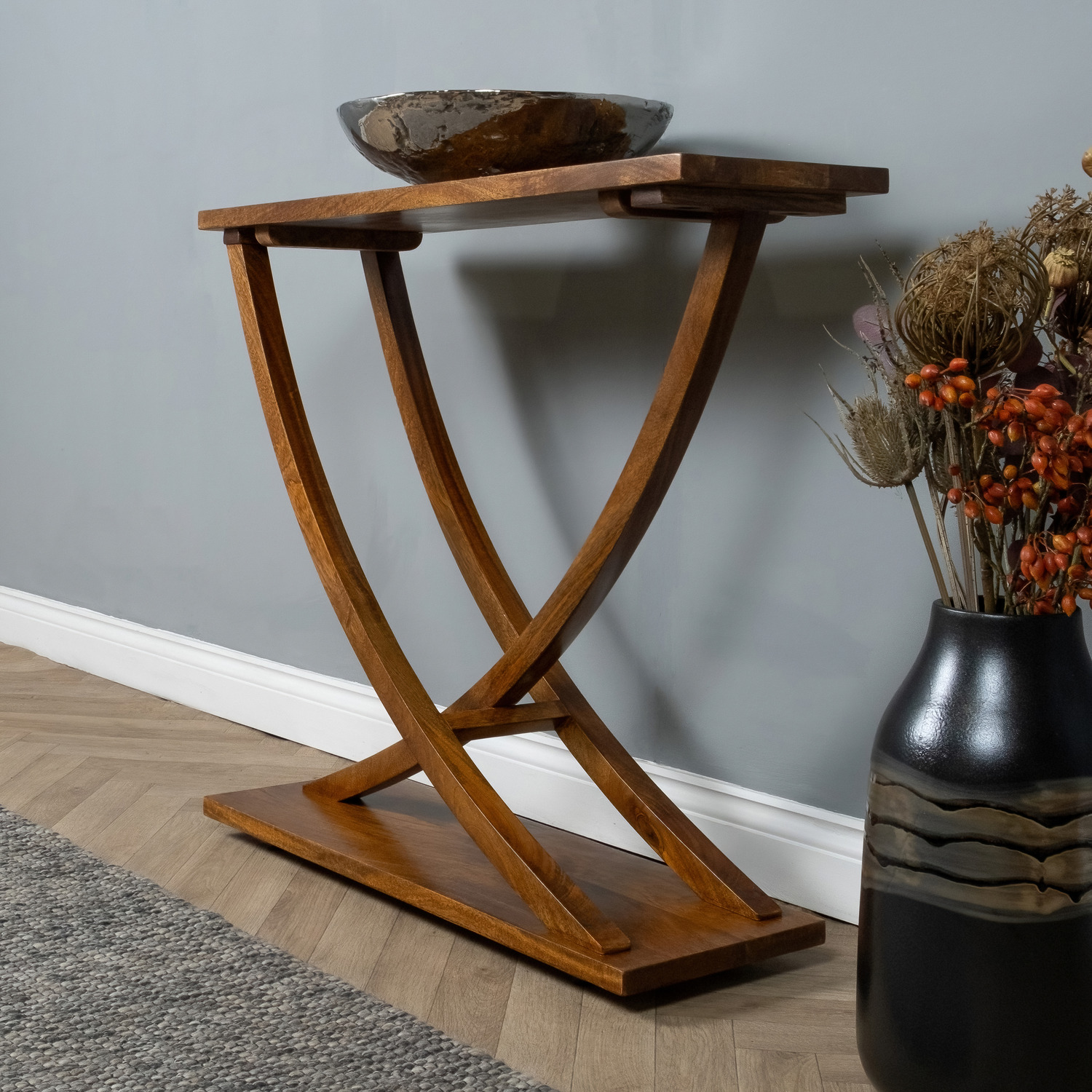 Manto Console Table Mango Wood Console Table