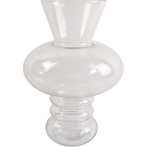 Bubble Clear Glass Vase