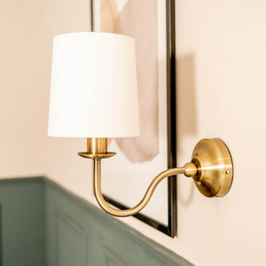 Memphis Antique Brass Traditional Wall Light