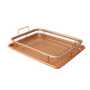 Copper Crisping Basket and Baking Tray