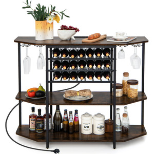 3-Tier Industrial Wine Rack