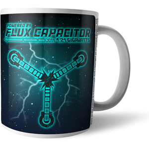 Official Back to the Future Powered By Flux Capacitor Mug