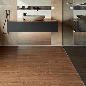 Brown Self-Adhesive Floor Planks Pack of 36 Vinyl Flooring  shot 6048044