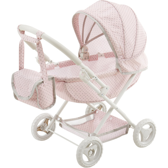  Polka Dot Princess Baby Doll Pram Stroller