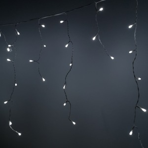 1000 LED Frosted Icicle Indoor Outdoor Christmas Lights with Timer