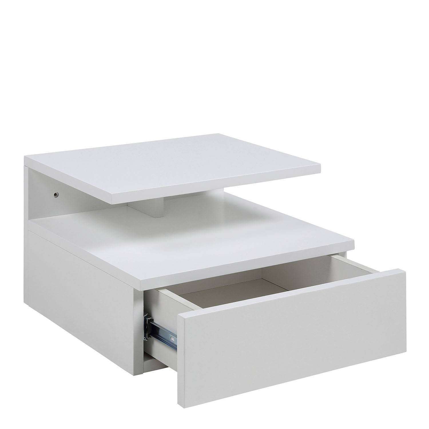 Ashlan Bedside Table - White