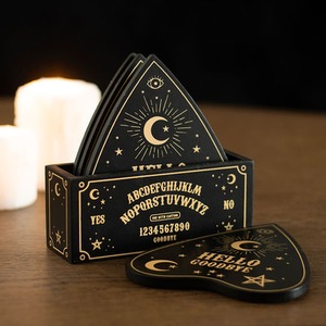 Talking Board Planchette Coaster Set