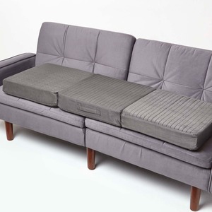 Quilted Polyester 3 Seater Orthopaedic Booster Cushion Cover