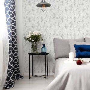 Fresco White and Silver Distressed Texture Wallpaper