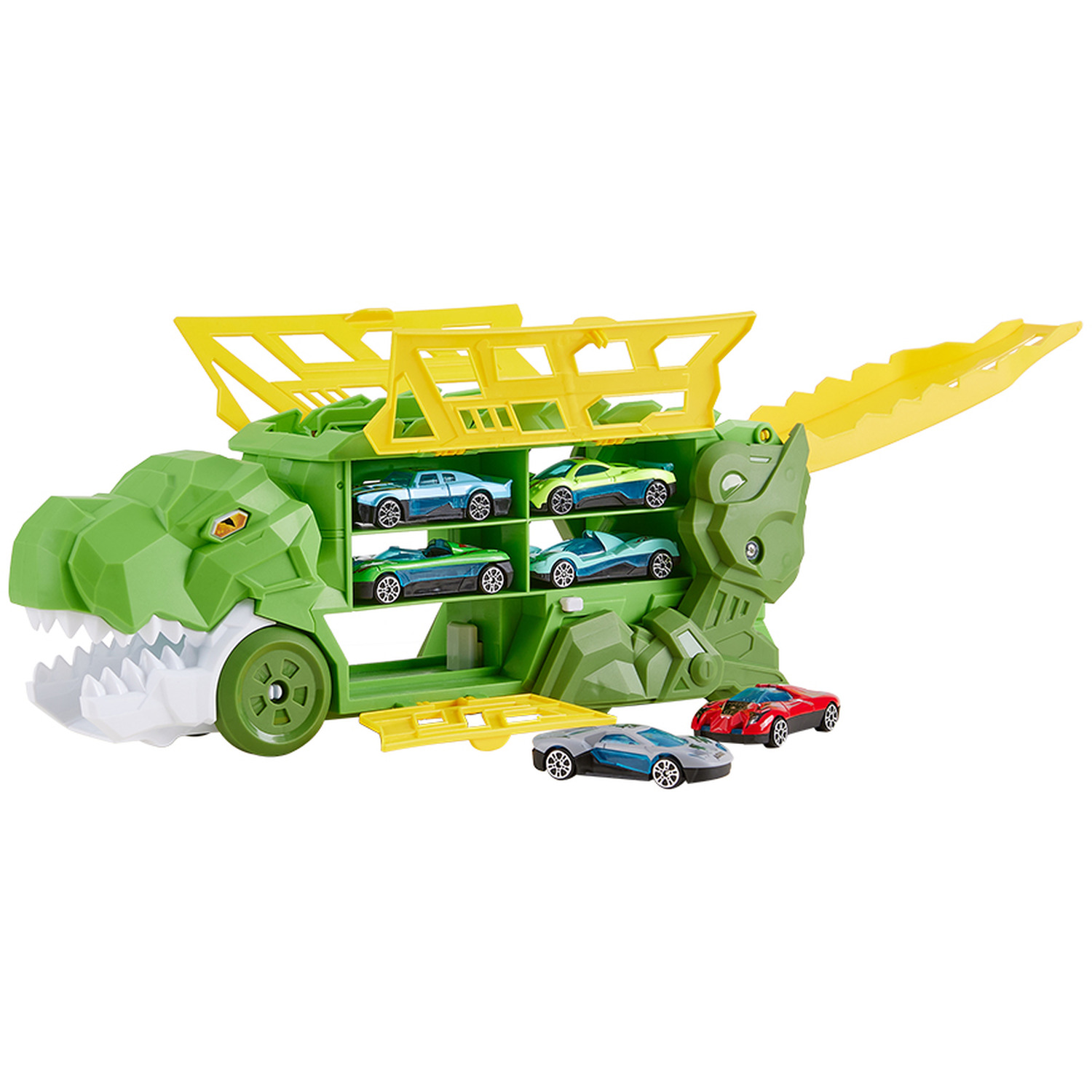 Kidkid Dinosaur Truck Toy Set - Green