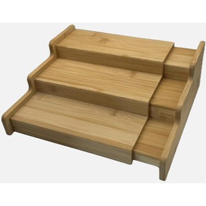 3-Tier Bamboo Extending Spice Rack