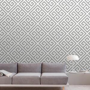 Nina Home Greek Key Wallpaper Geometric Design Paste The Wall