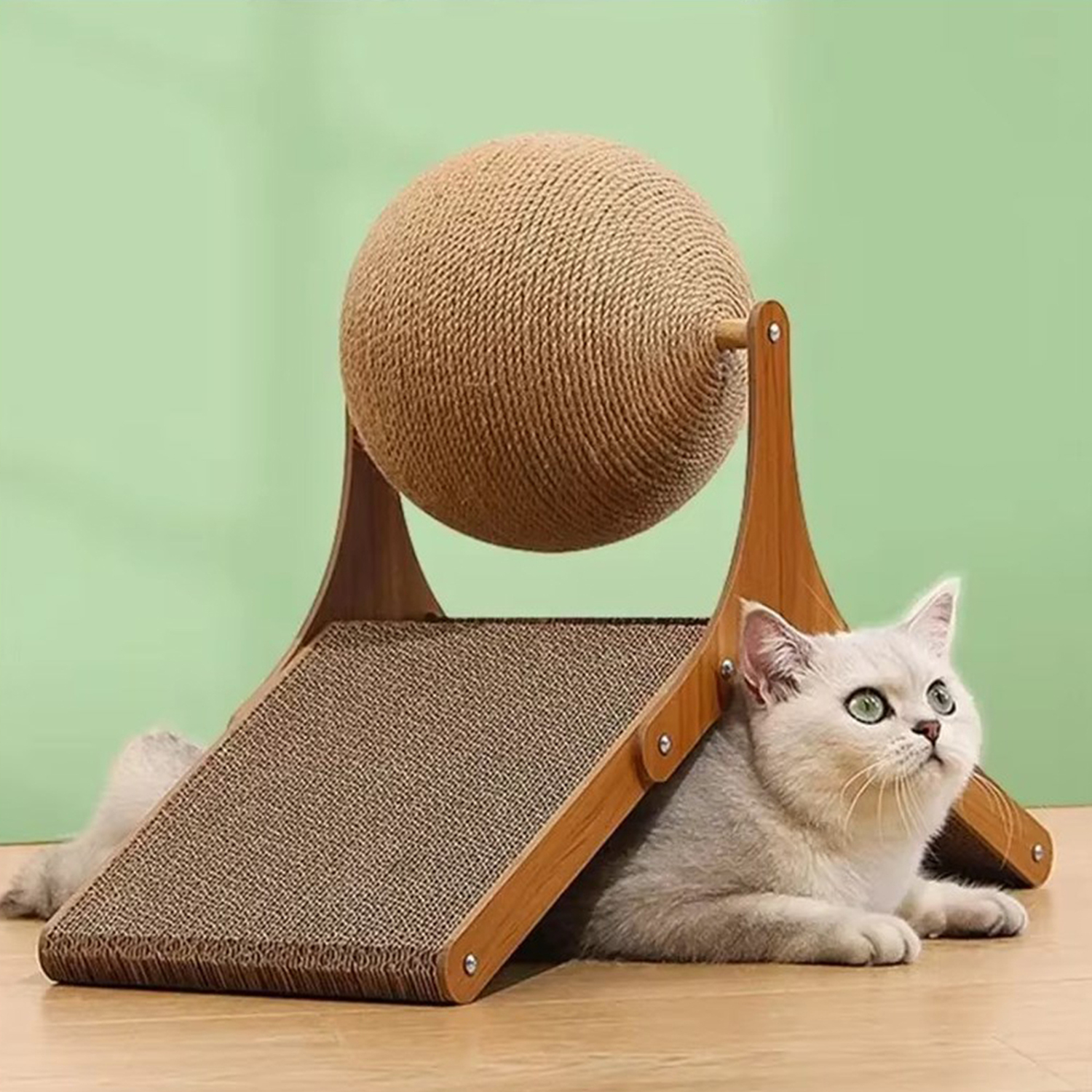 Scratching Ramp Cat Cat Scratching Tree Ramp with Sisal Ball