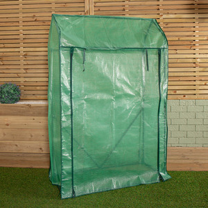 Outdoor Greenhouse for Plants with Steel Frame and Cover