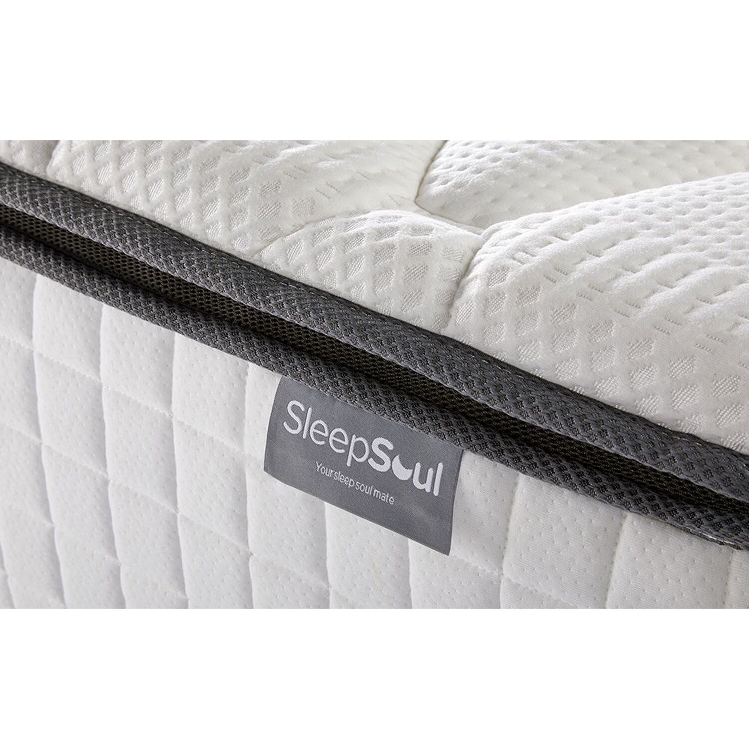 Sleepsoul Bliss 800 Pocket Memory Pillow Top Mattress - White Small Double