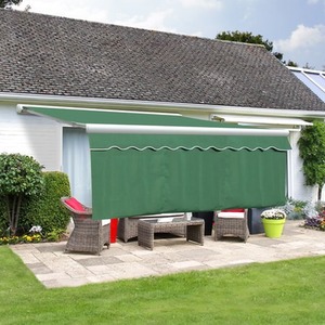 Plain Green Valance with 1m Dropdown