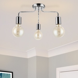 COSYLYTE Fraser 3 Light Ceiling Flush Light