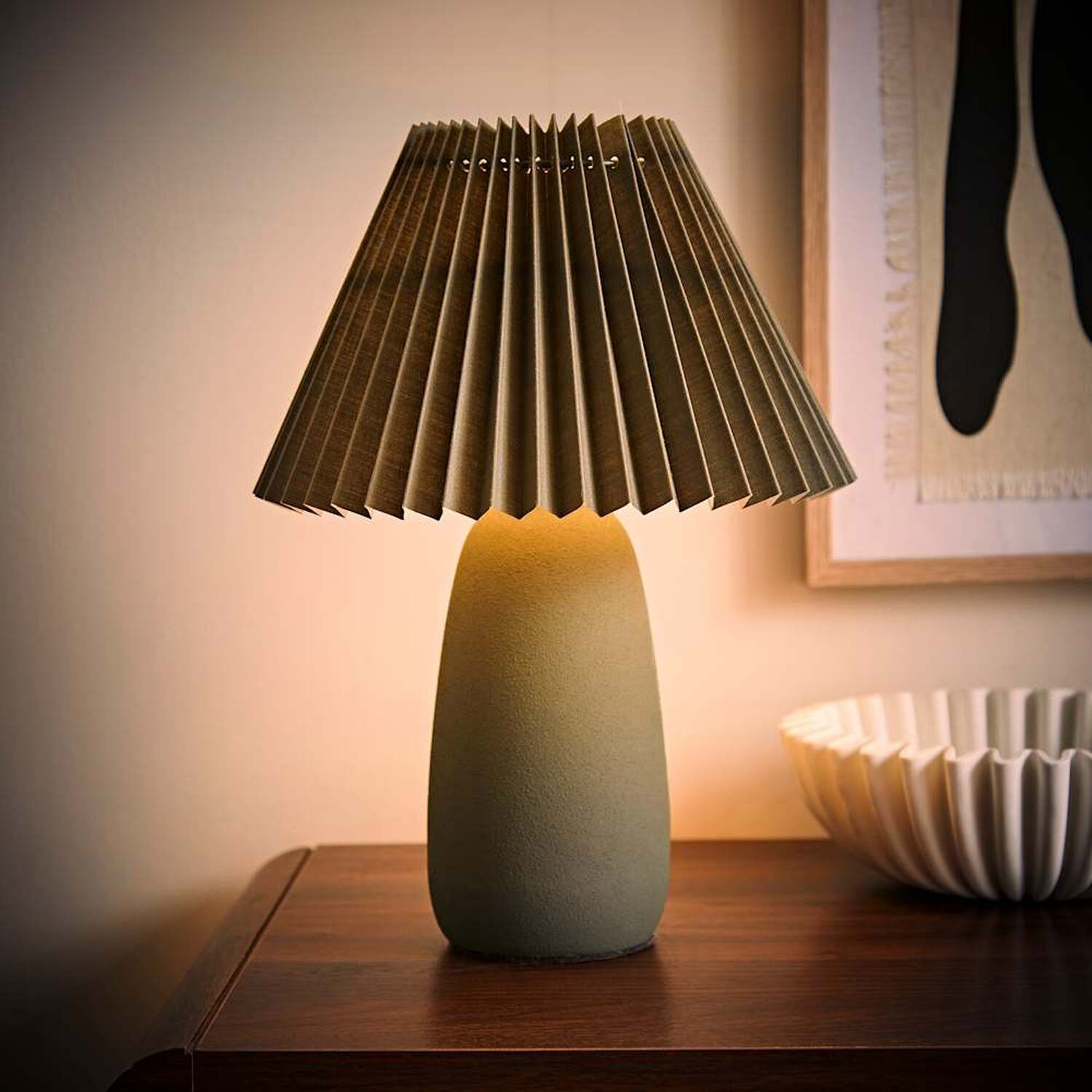 Taggie Origami Table Lamp - Green / Yes